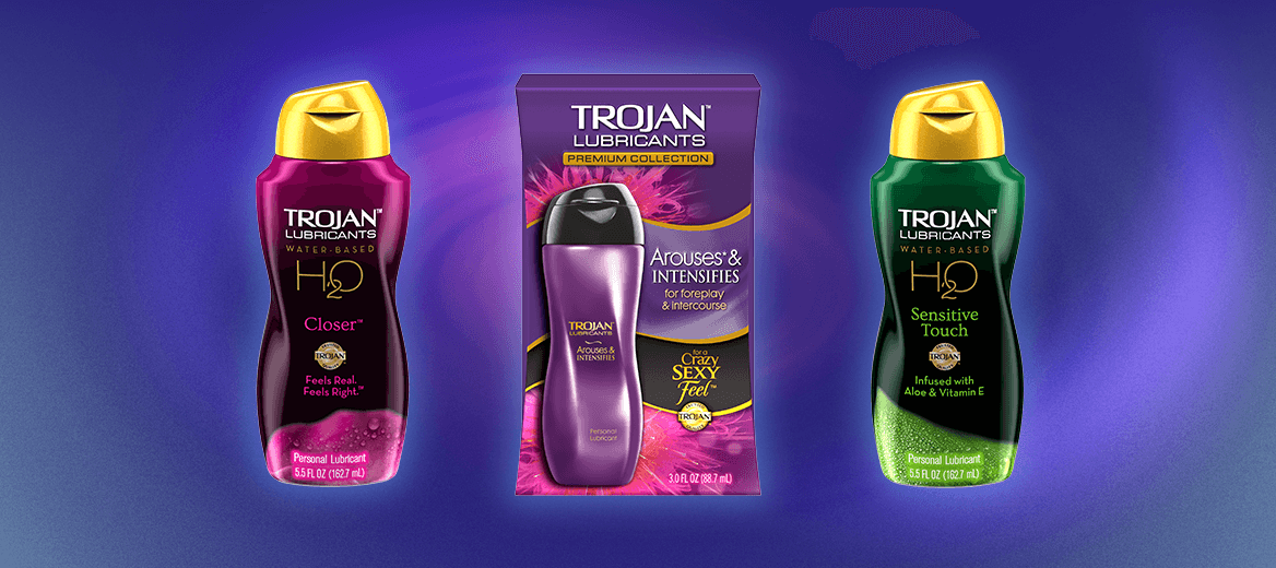 Trojan lubes to enhance sexual pleasure.