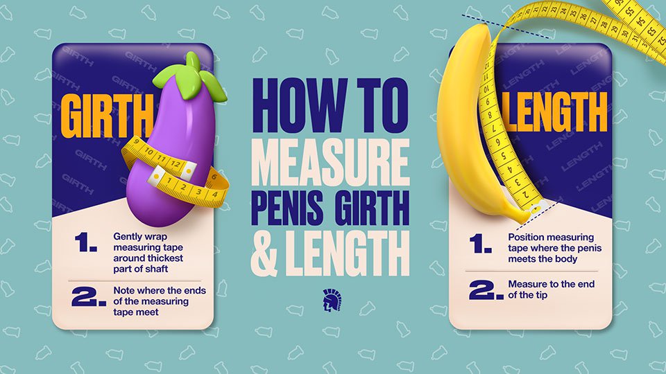 Learn how to measure your penis size and girth