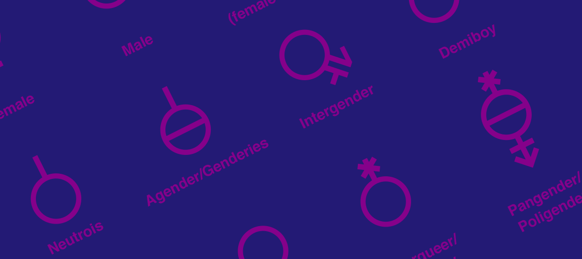 Gender identities and symbols.