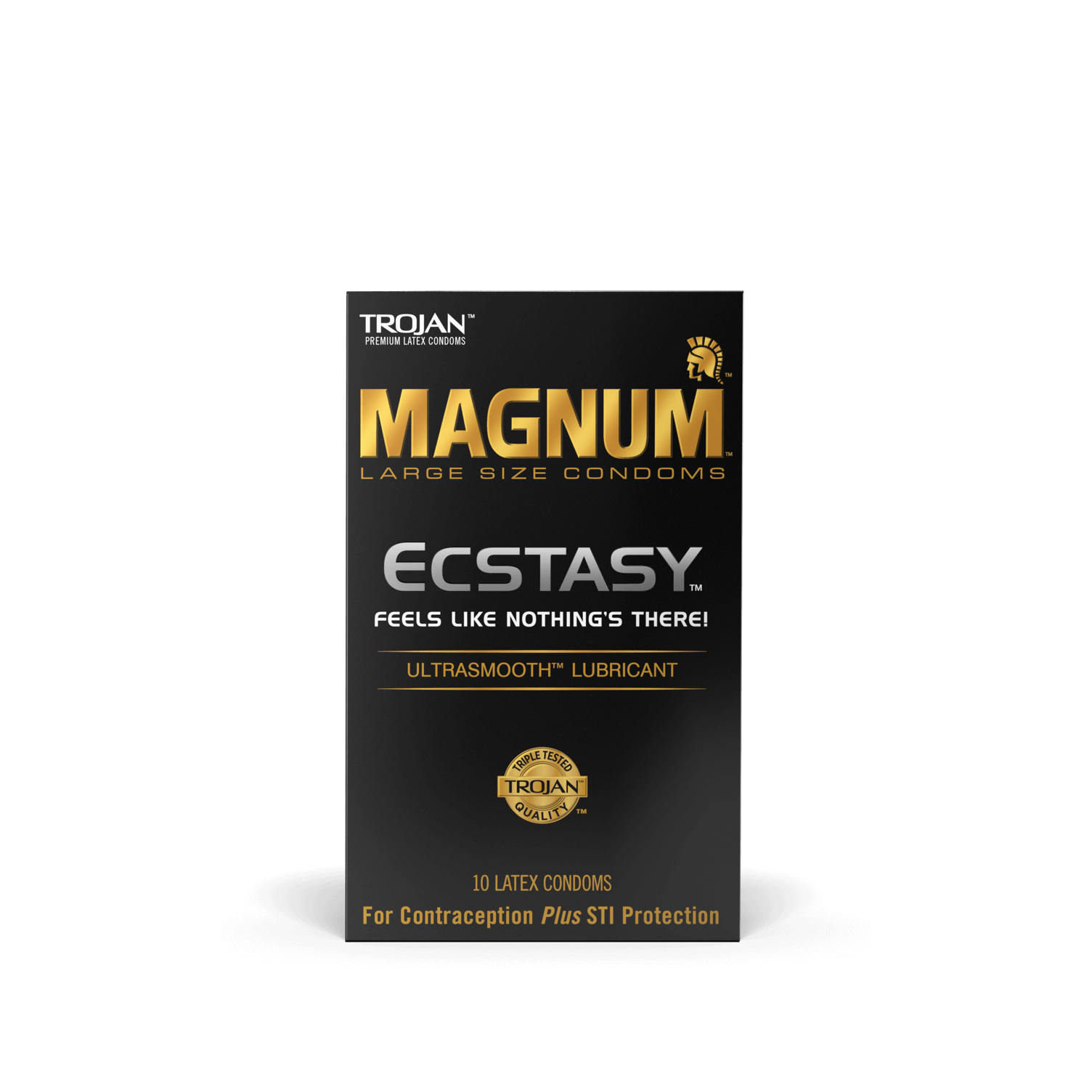 Magnum Ecstasy Lubricated Condoms.