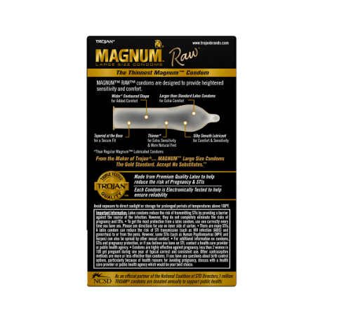 Magnum Raw Condoms.