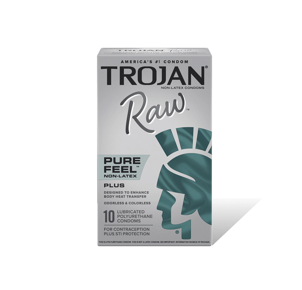 Trojan Raw Pure Feel Condoms.