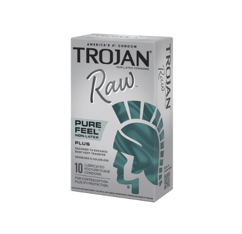 Trojan Raw Pure Feel Condoms.
