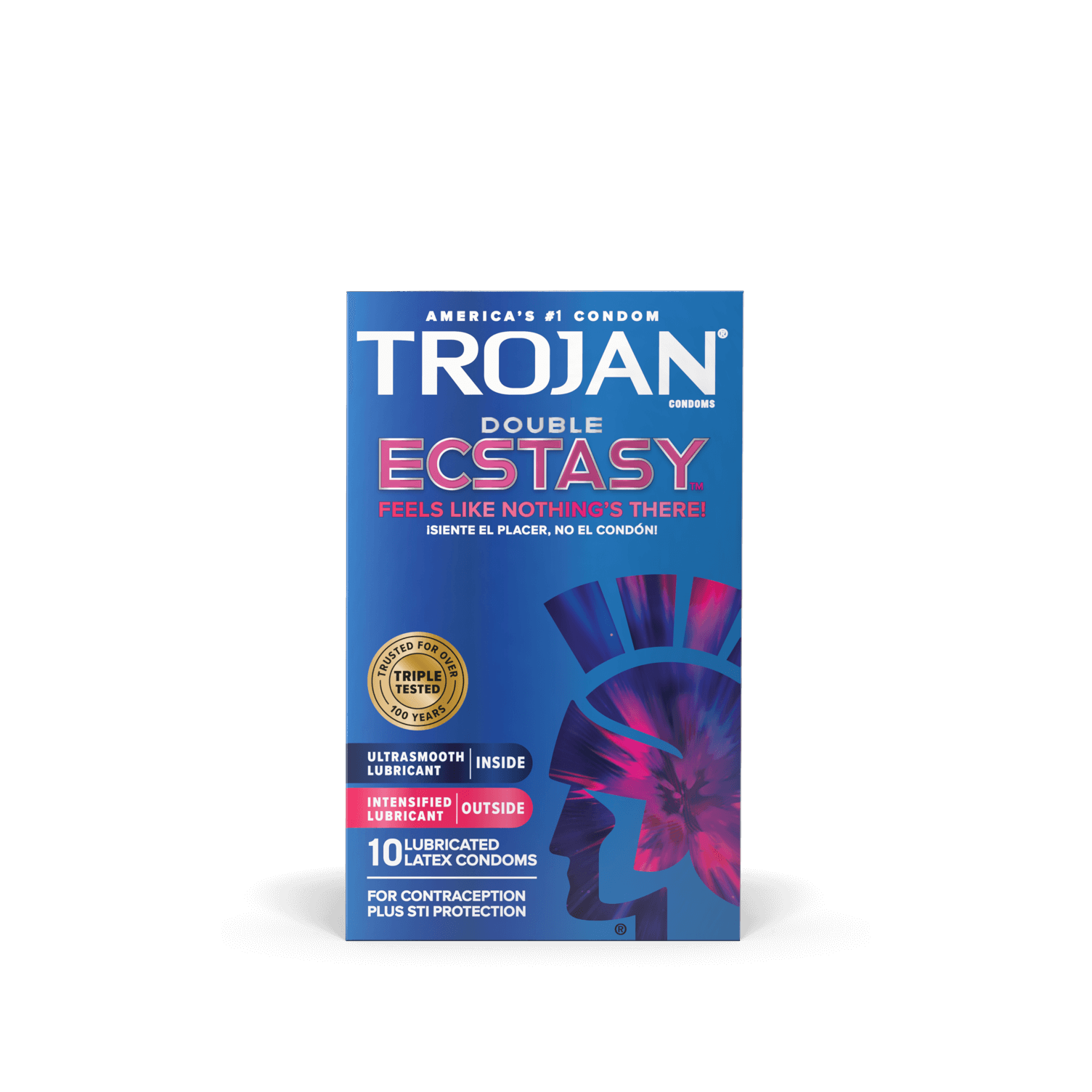 Trojan Double Ecstasy double-lubricated condoms.