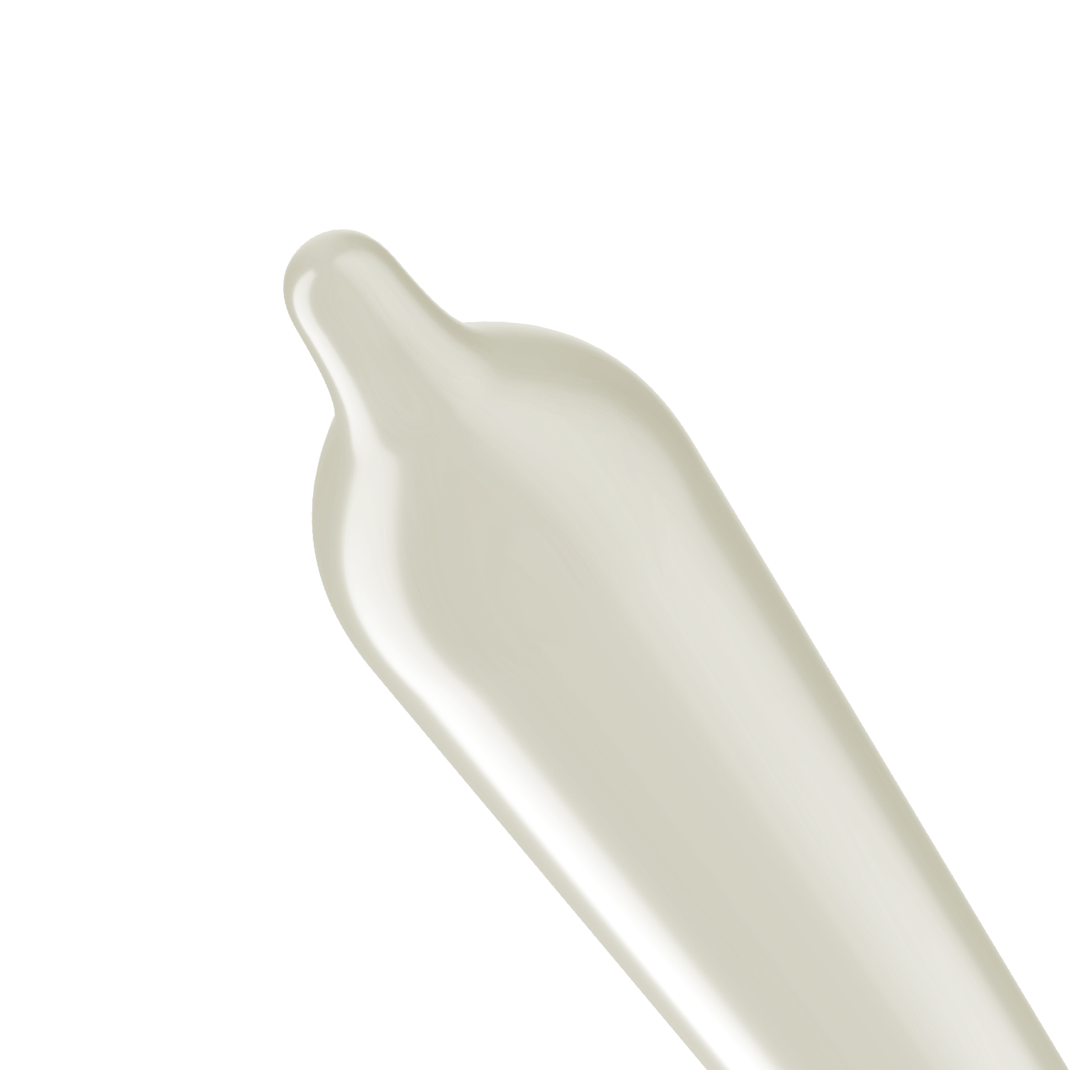 Trojan ENZ straight shape condom with reservoir tip.