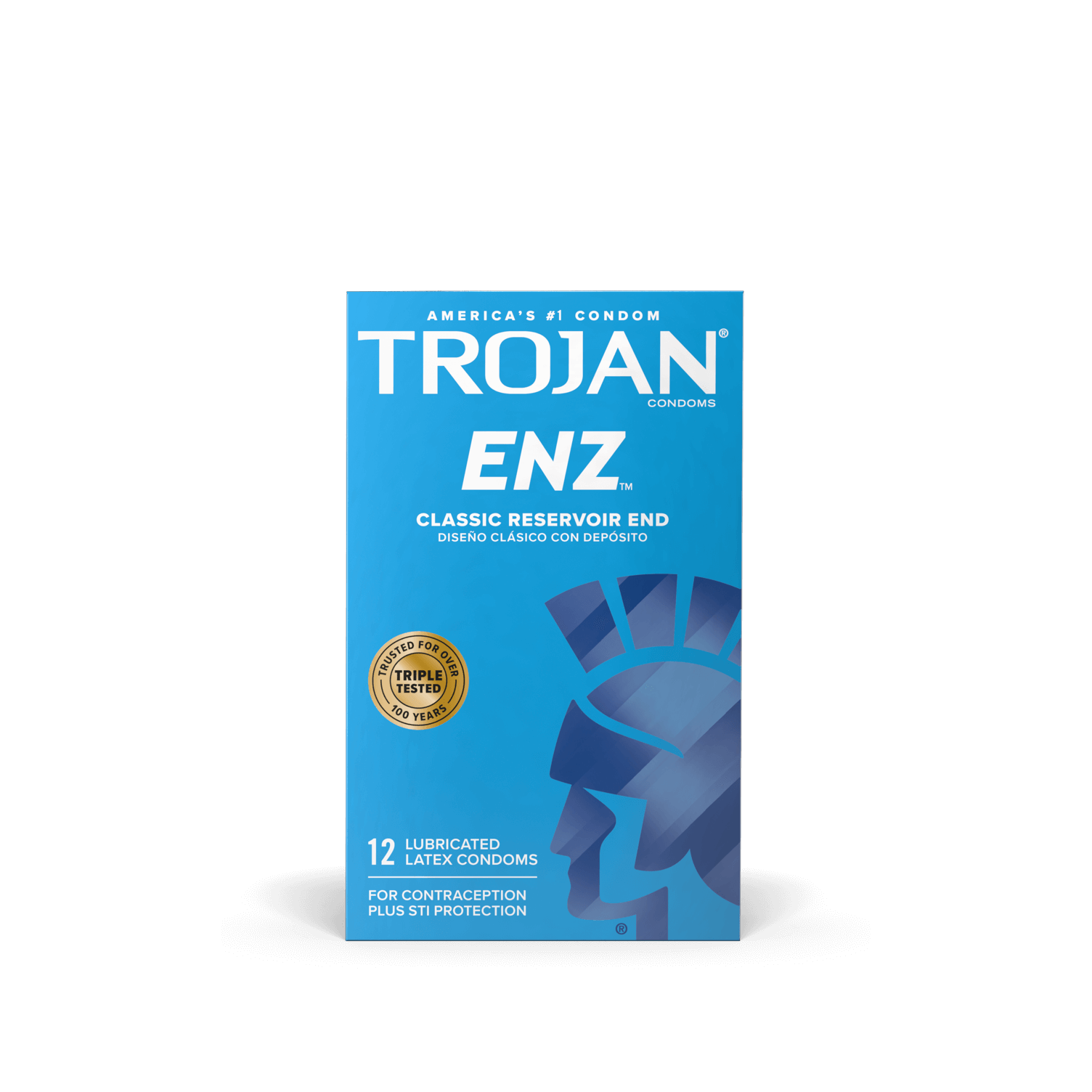 Trojan ENZ Lubricated Condoms.