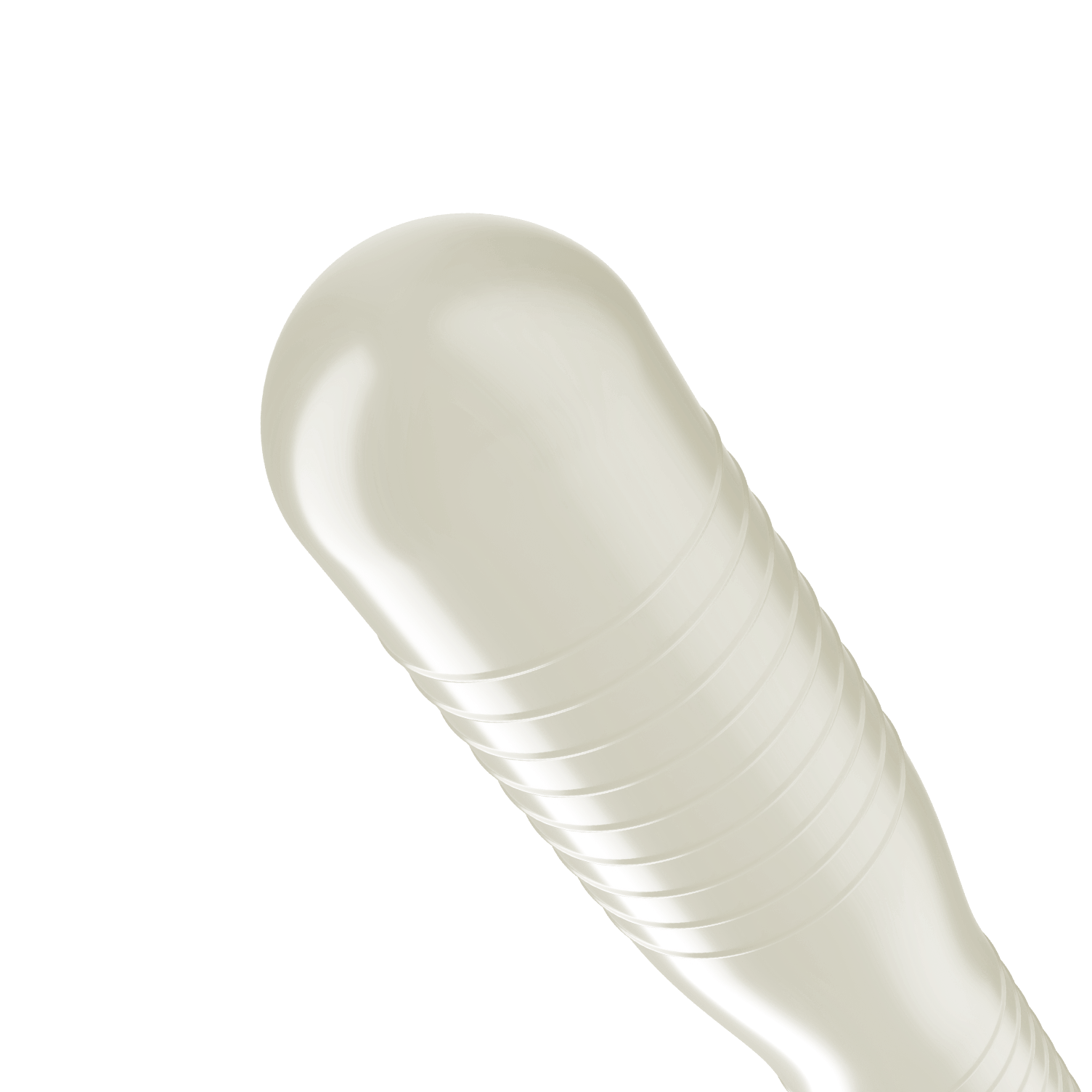 Trojan Ecstasy Ultra Ribbed bulbous double deep ribbed shaped condom with tapered base.