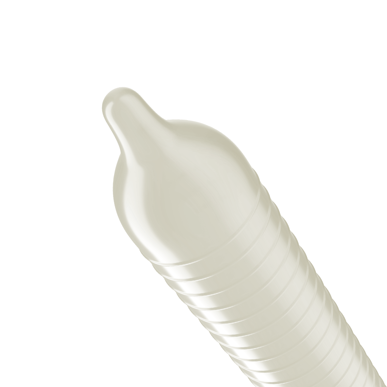 Trojan Ultra Ribbed deep ribbed condom with reservoir tip.