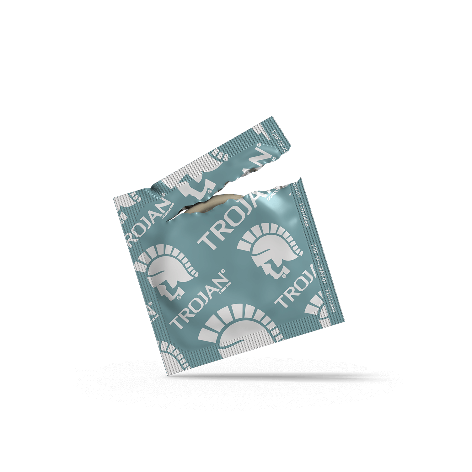 Trojan Ultra Thin Lubricated Condom wrapper.