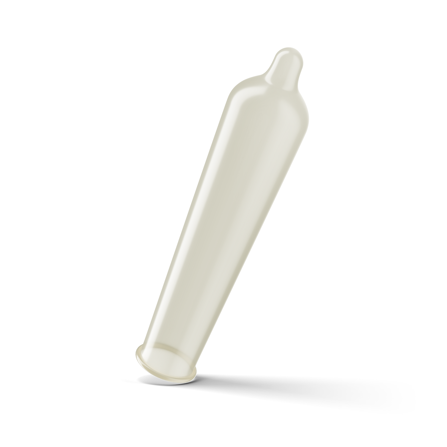 Trojan Ultra Fit Comfort Feel Condom straight shape.