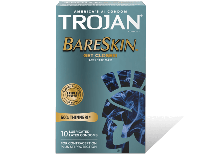 Trojan Bareskin Condoms.