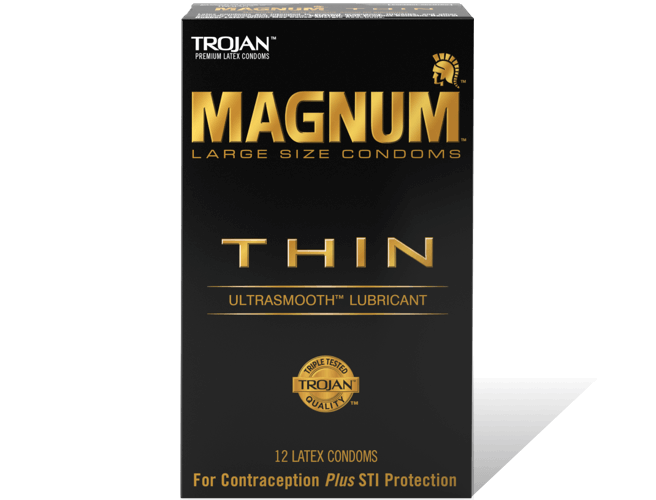 Magnumâ„¢ Thin Large Lubricated Condoms