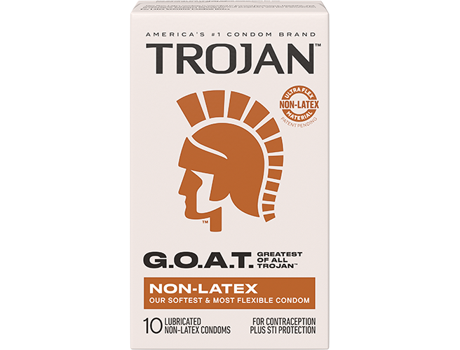 Trojan™ G.O.A.T.™ Non-Latex Lubricated Condoms