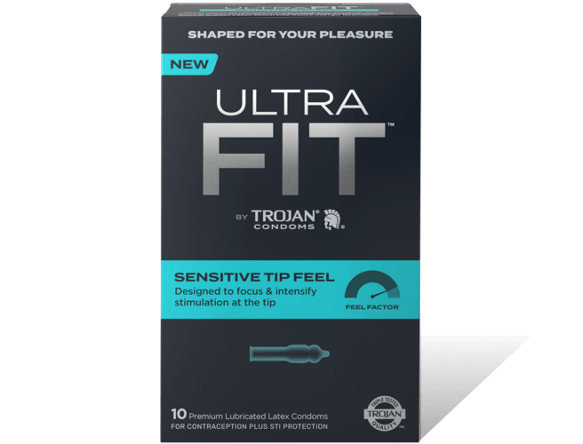Trojan Ultra Fit Sensitive Tip Feel Condom